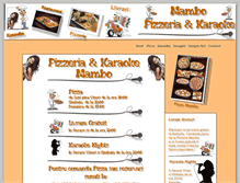 Tablet Screenshot of pizzeria-mambo.com